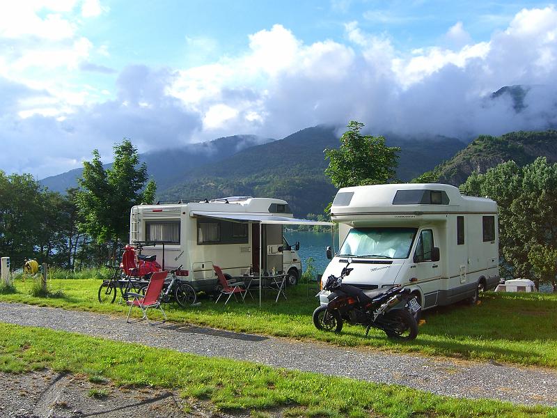 CIMG2239.JPG - Lac de Serre Poncon - Campingplatz