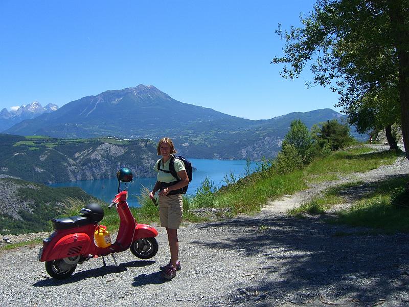 CIMG2272.JPG - Lac de Serre Poncon - Rollerausflug