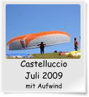 Castelluccio  Juli 2009 mit Aufwind