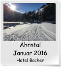 Ahrntal Januar 2016 Hotel Bacher